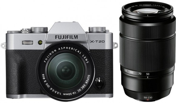 Фотоаппарат Fujifilm X-T20 kit 16-50 + 50-230 II Silver