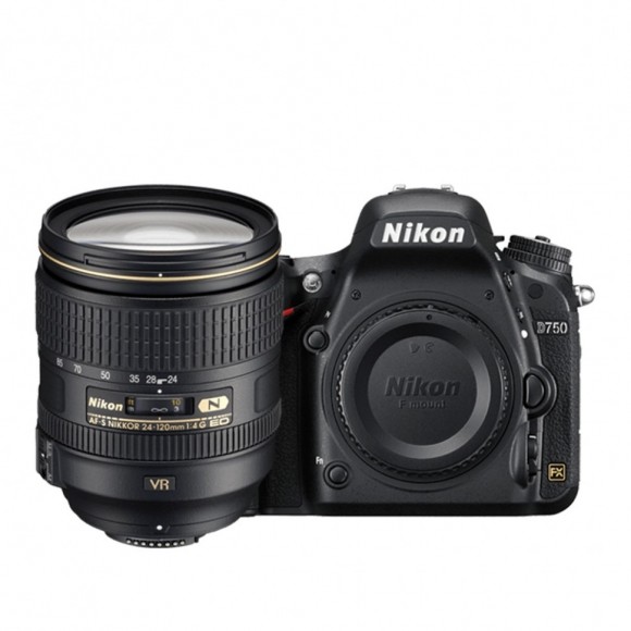 Фотоаппарат Nikon D750 (Wi-Fi) Kit AF-S NIKKOR 24-120mm f/4G ED VR, черный