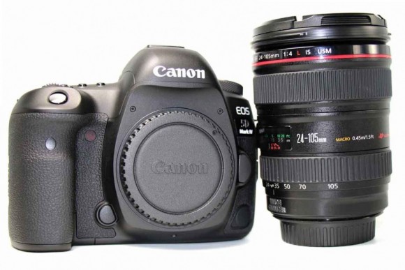 Фотоаппарат Canon EOS 5D Mark IV Kit EF 24-105mm 1:4 L IS USM, черный