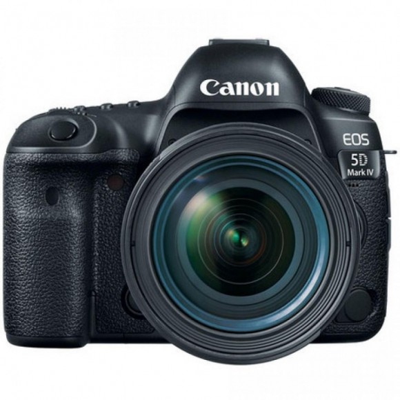 Фотоаппарат Canon EOS 5D Mark IV Kit EF 24-70mm F/4 L IS USM, черный