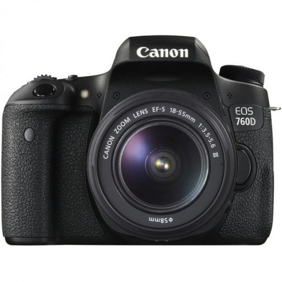 Фотоаппарат Canon EOS 760D Kit EF-S 18-55mm f/3.5-5.6 III, черный